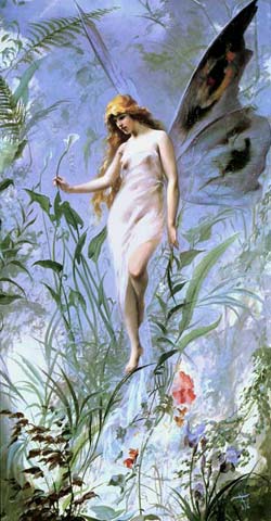 The Lily fairy (Luis Ricardo Falero)